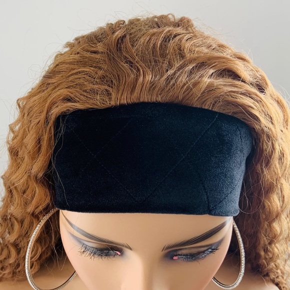Long Auburn Premium Fiber “Put On & Go” Headband Wig - Picture 5 of 13